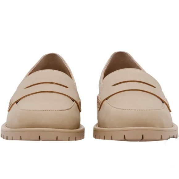 Beige Lug Loafers for Women Size 9 Dune - Picture 3 of 10